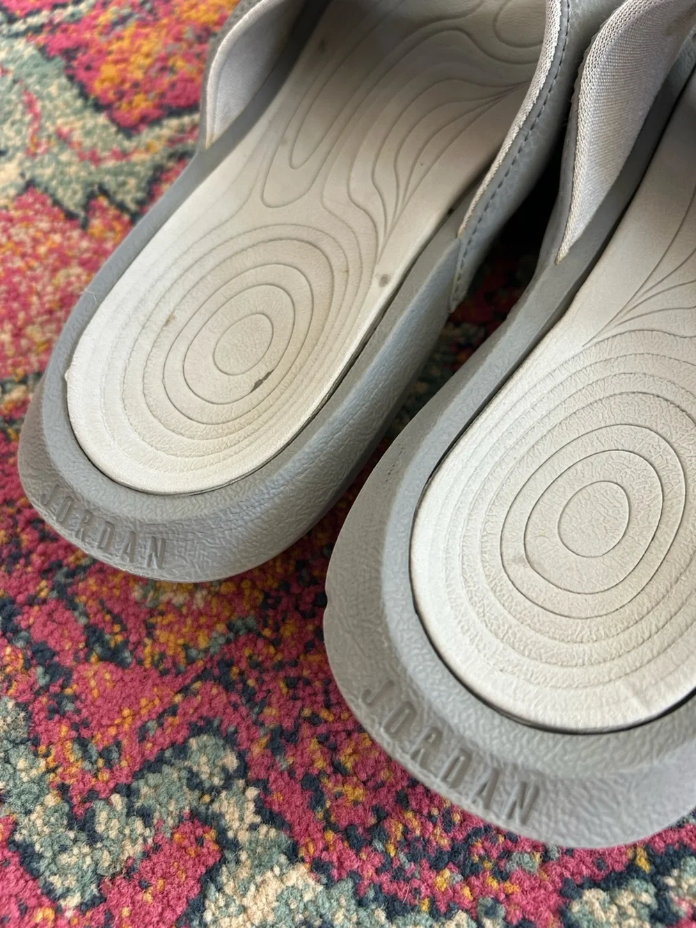 Nike | Mens ‘Cool Grey/White Wolf’ Hydro 6 Jordan Adjustable Slide Sandals Sz 11